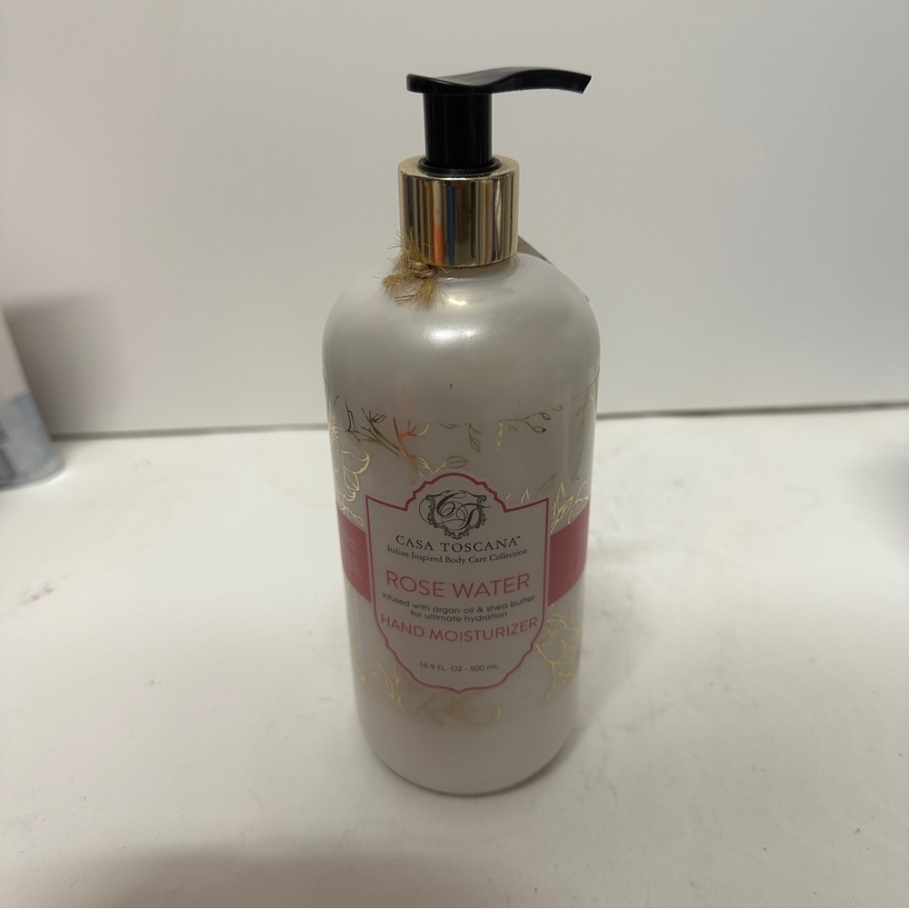 Casa Toscana Rose Water Hand Moisturizer 16.9 OZ